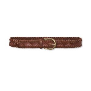 Cabi Plait belt - woven leather